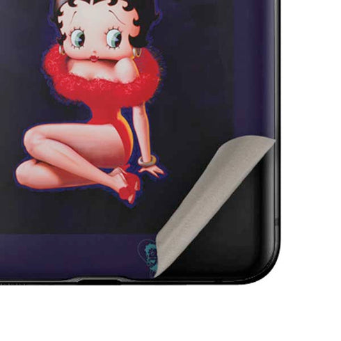 Betty Boop Red Dress Galaxy Z Flip Skin