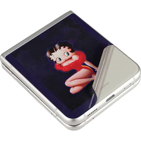 Betty Boop Red Dress Galaxy Z Flip3 5G Skin