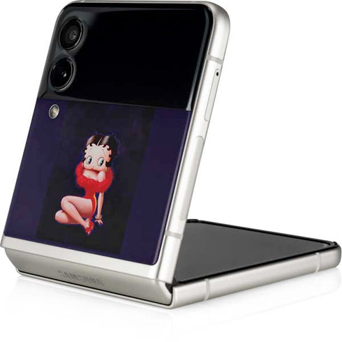 Betty Boop Red Dress Galaxy Z Flip3 5G Skin