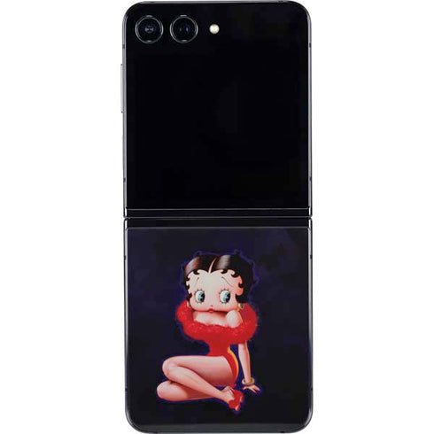 Betty Boop Red Dress Galaxy Z Flip5 5G Skin