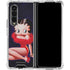 Betty Boop Red Dress Galaxy Z Fold4 5G Clear Case