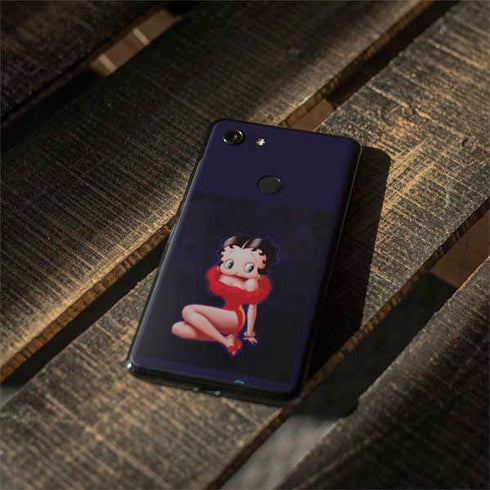 Betty Boop Red Dress Google Pixel 3 Skin