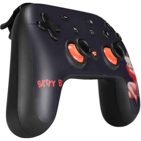 Betty Boop Red Dress Google Stadia Controller Skin