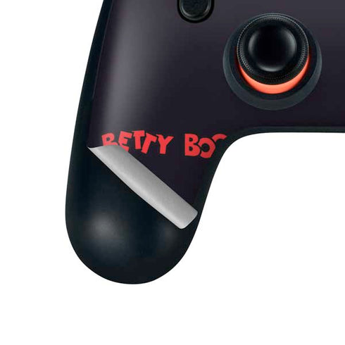 Betty Boop Red Dress Google Stadia Controller Skin