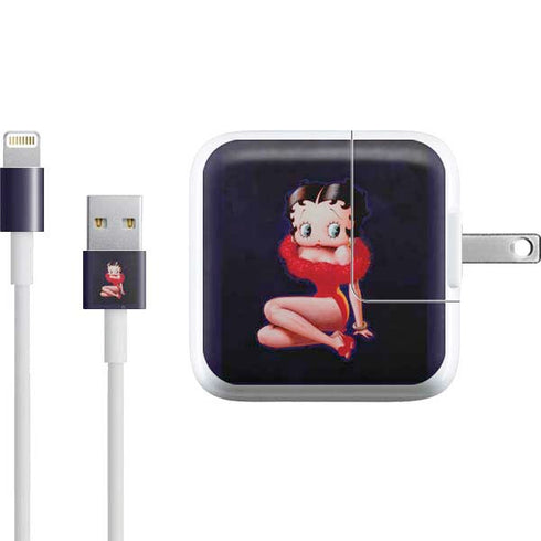 Betty Boop Red Dress iPad Charger (10W USB) Skin