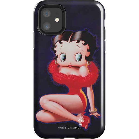 Betty Boop Red Dress iPhone 11 Impact Case