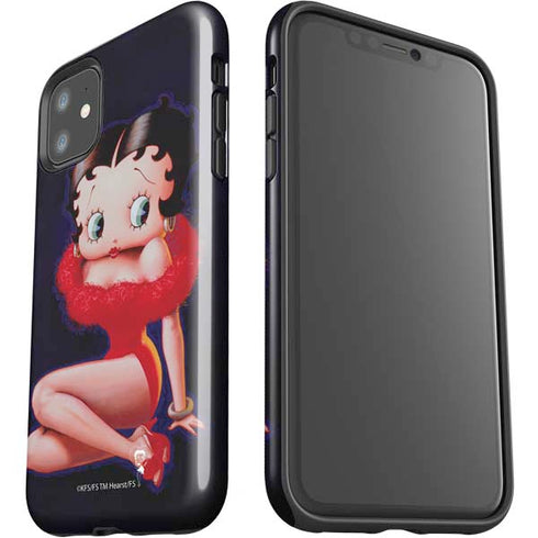 Betty Boop Red Dress iPhone 11 Impact Case
