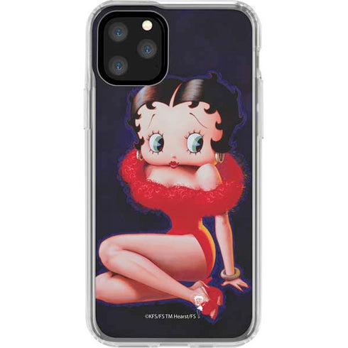 Betty Boop Red Dress iPhone 11 Pro Clear Case