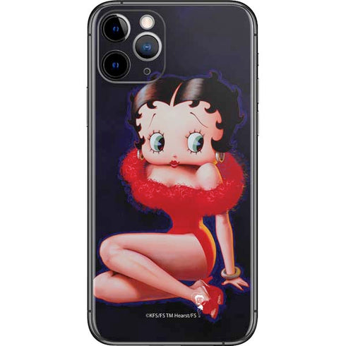 Betty Boop Red Dress iPhone 11 Pro Skin