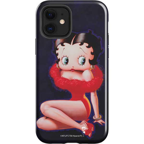 Betty Boop Red Dress iPhone 12 Impact Case