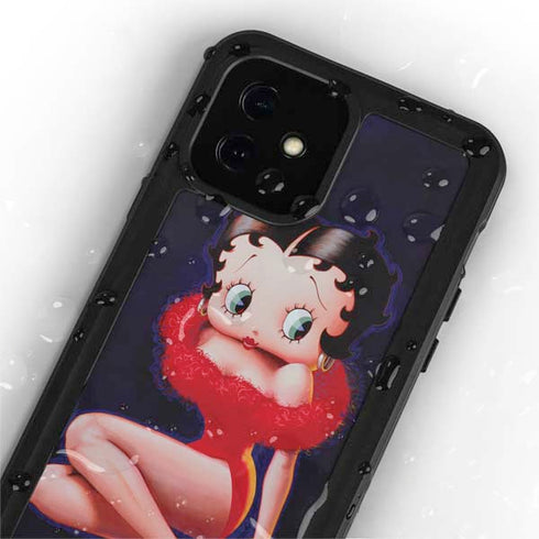 Betty Boop Red Dress iPhone 12 Mini Waterproof Case