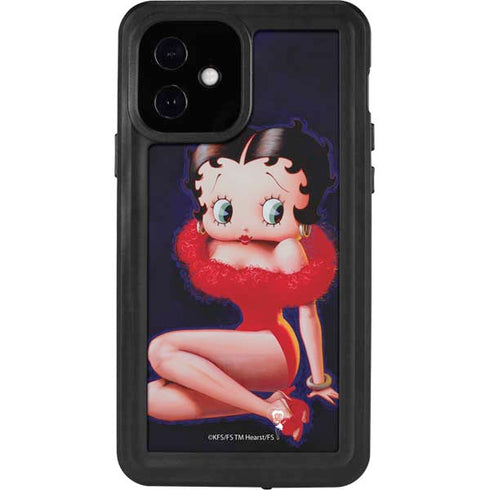 Betty Boop Red Dress iPhone 12 Waterproof Case