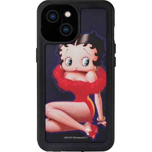 Betty Boop Red Dress iPhone 13 Mini Waterproof Case