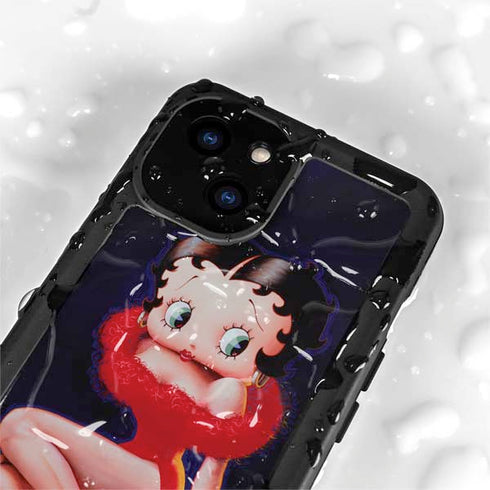 Betty Boop Red Dress iPhone 13 Mini Waterproof Case
