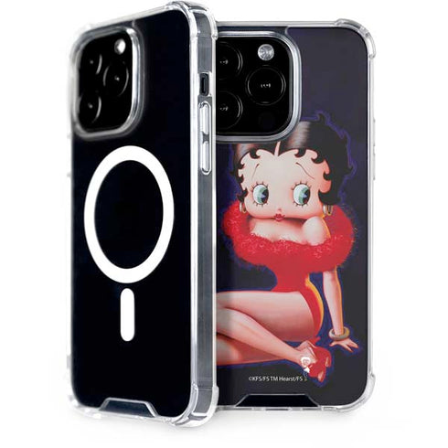 Betty Boop Red Dress iPhone 13 Pro MagSafe Case