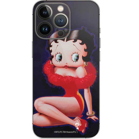 Betty Boop Red Dress iPhone 13 Pro Skin