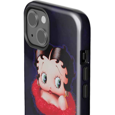 Betty Boop Red Dress iPhone 15 Impact Case