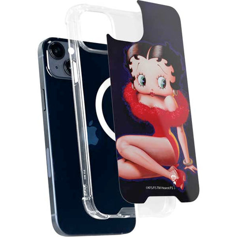Betty Boop Red Dress iPhone 15 Plus MagSafe Case