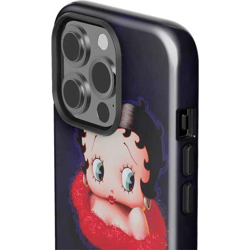 Betty Boop Red Dress iPhone 15 Pro Impact Case