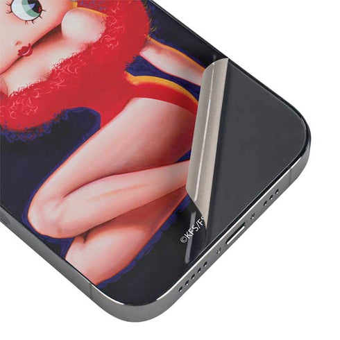 Betty Boop Red Dress iPhone 14 Pro Skin