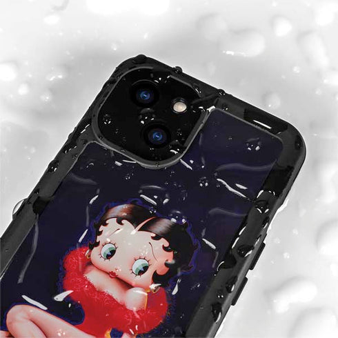 Betty Boop Red Dress iPhone 15 Waterproof Case