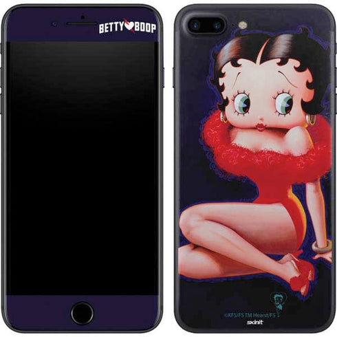 Betty Boop Red Dress iPhone 8 Plus Skin