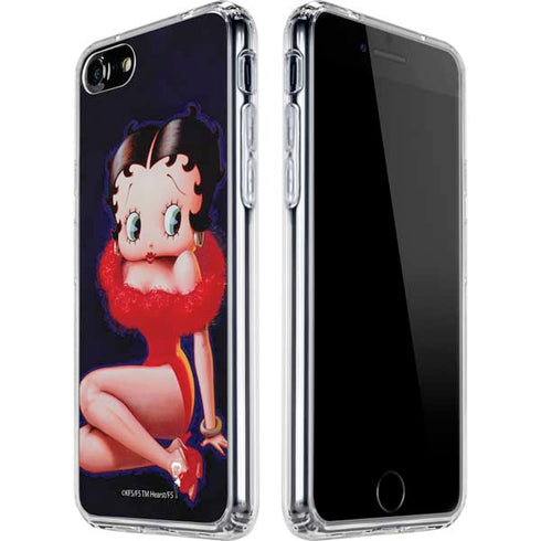 Betty Boop Red Dress iPhone SE (2nd & 3rd Gen) Clear Case