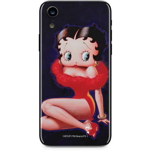 Betty Boop Red Dress iPhone XR Skin