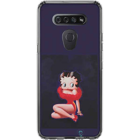 Betty Boop Red Dress LG K51/Q51 Clear Case