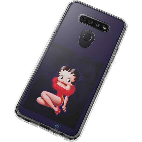 Betty Boop Red Dress LG K51/Q51 Clear Case