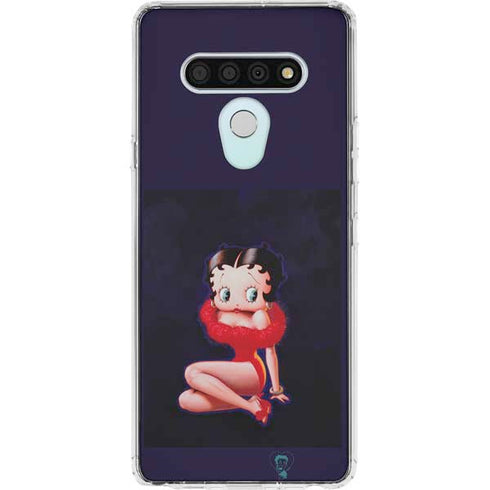 Betty Boop Red Dress LG Stylo 6 Clear Case