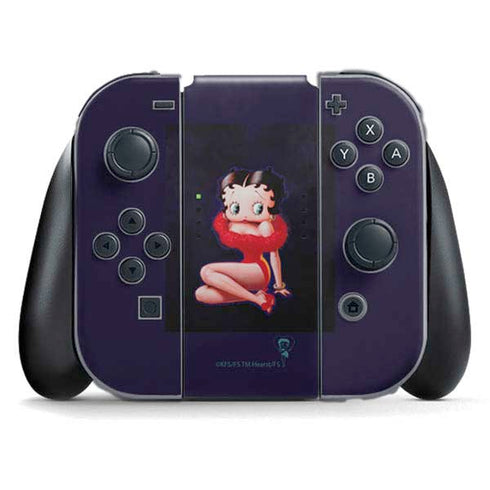 Betty Boop Red Dress Nintendo Switch (2017-2021) Joy-Con Controller Skin