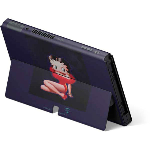 Betty Boop Red Dress Nintendo Switch OLED (2021) Skin