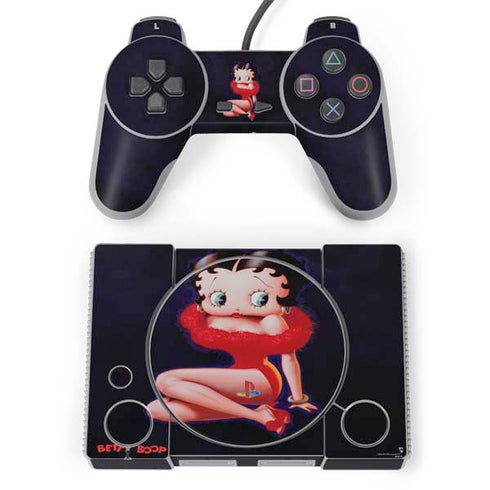 Betty Boop Red Dress PlayStation Classic Bundle Skin