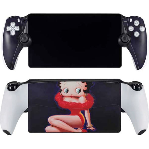 Betty Boop Red Dress PlayStation Portal Remote Player Skin