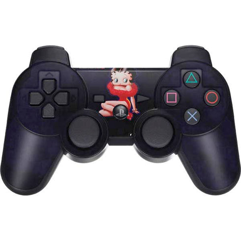 Betty Boop Red Dress PS3 Dual Shock wireless controller Skin