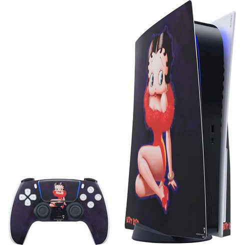 Betty Boop Red Dress PS5 Bundle Skin