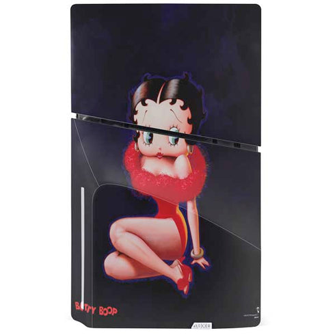 Betty Boop Red Dress PS5 Slim Disk Bundle Skin