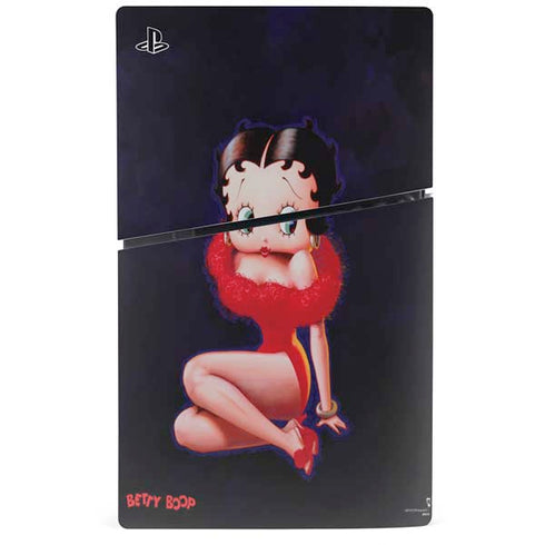 Betty Boop Red Dress PS5 Slim Digital Edition Bundle Skin
