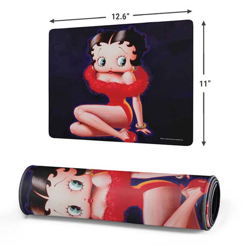 Betty Boop Red Dress Gaming Mouse Pad
