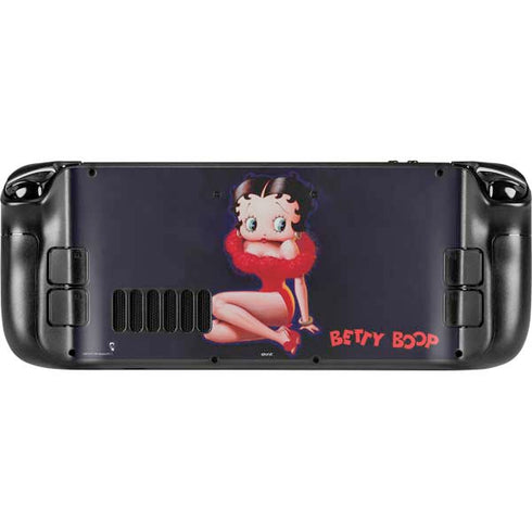 Betty Boop Red Dress Steam Deck Handheld Gaming Computer Skin