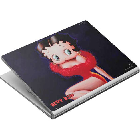 Betty Boop Red Dress Surface Book Skin