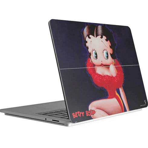 Betty Boop Red Dress Surface Laptop Studio Skin