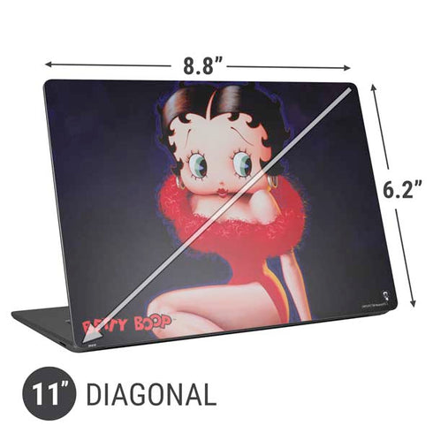 Betty Boop Red Dress Universal Laptop 11in (8.8 x 6.2in) Skin