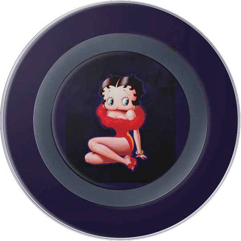 Betty Boop Red Dress Wireless Charger Skin