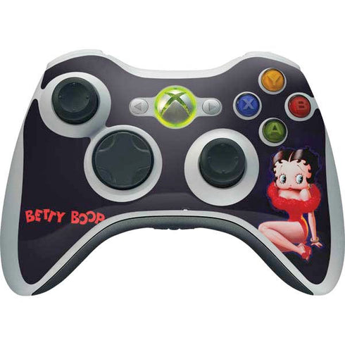 Betty Boop Red Dress Xbox 360 Wireless Controller Skin