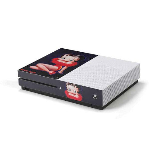 Betty Boop Red Dress Xbox One S Console Skin