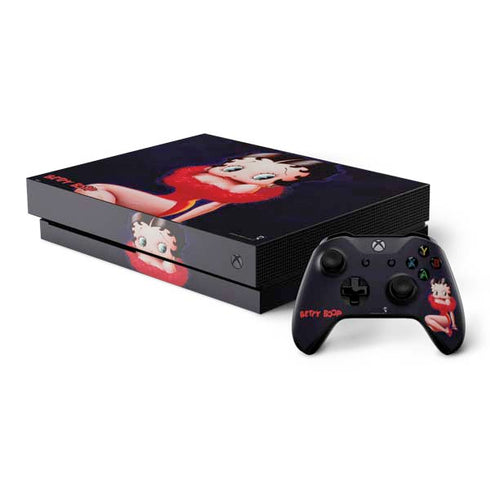 Betty Boop Red Dress Xbox One X Bundle Skin