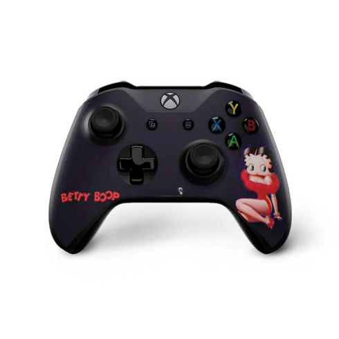 Betty Boop Red Dress Xbox One X Controller Skin