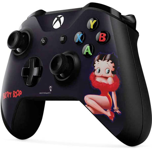 Betty Boop Red Dress Xbox One X Controller Skin